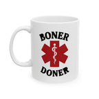 Boner Doner Ceramic Mug |  Personalized Mug