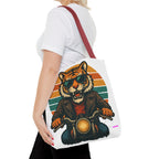 Tiger Rider Tote Bag - Quirky Fun Bag
