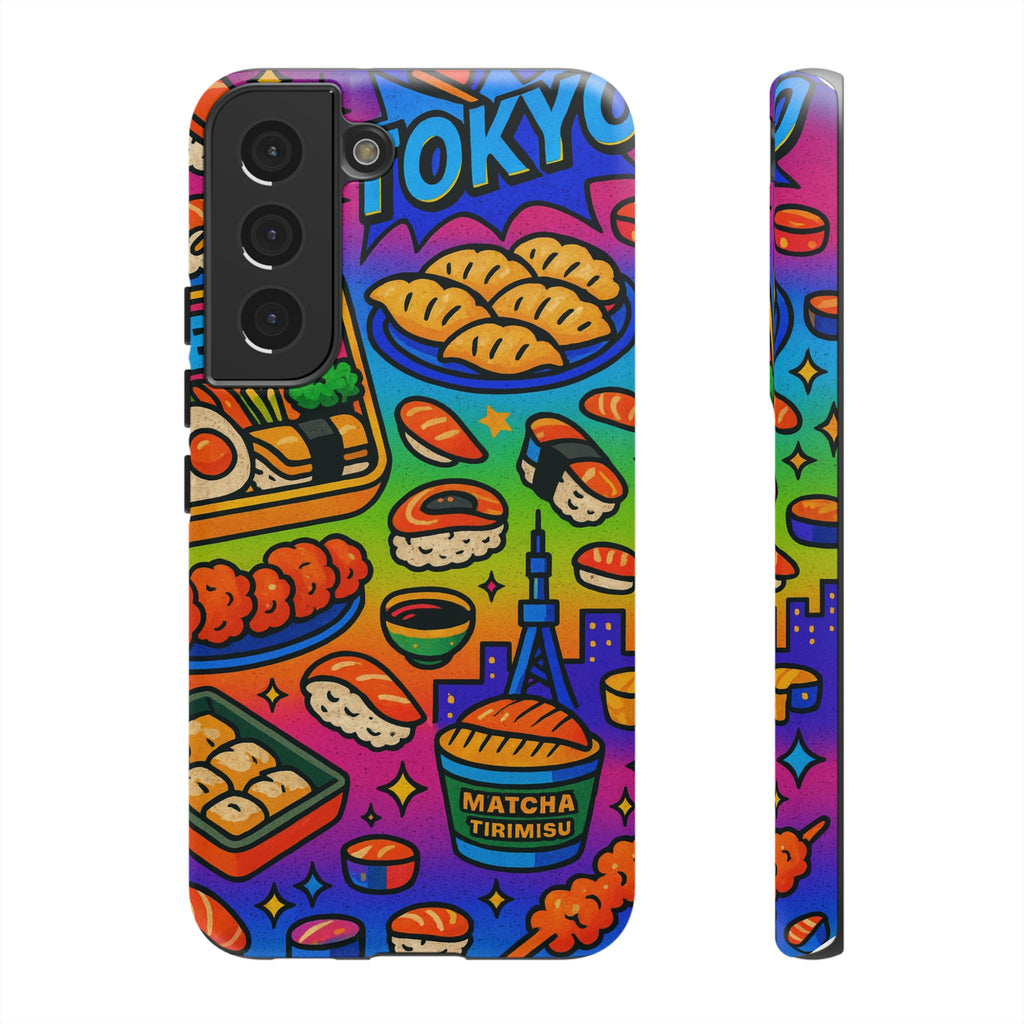 Bento Box, White Cover Design, Tough Cases, Phone Cover