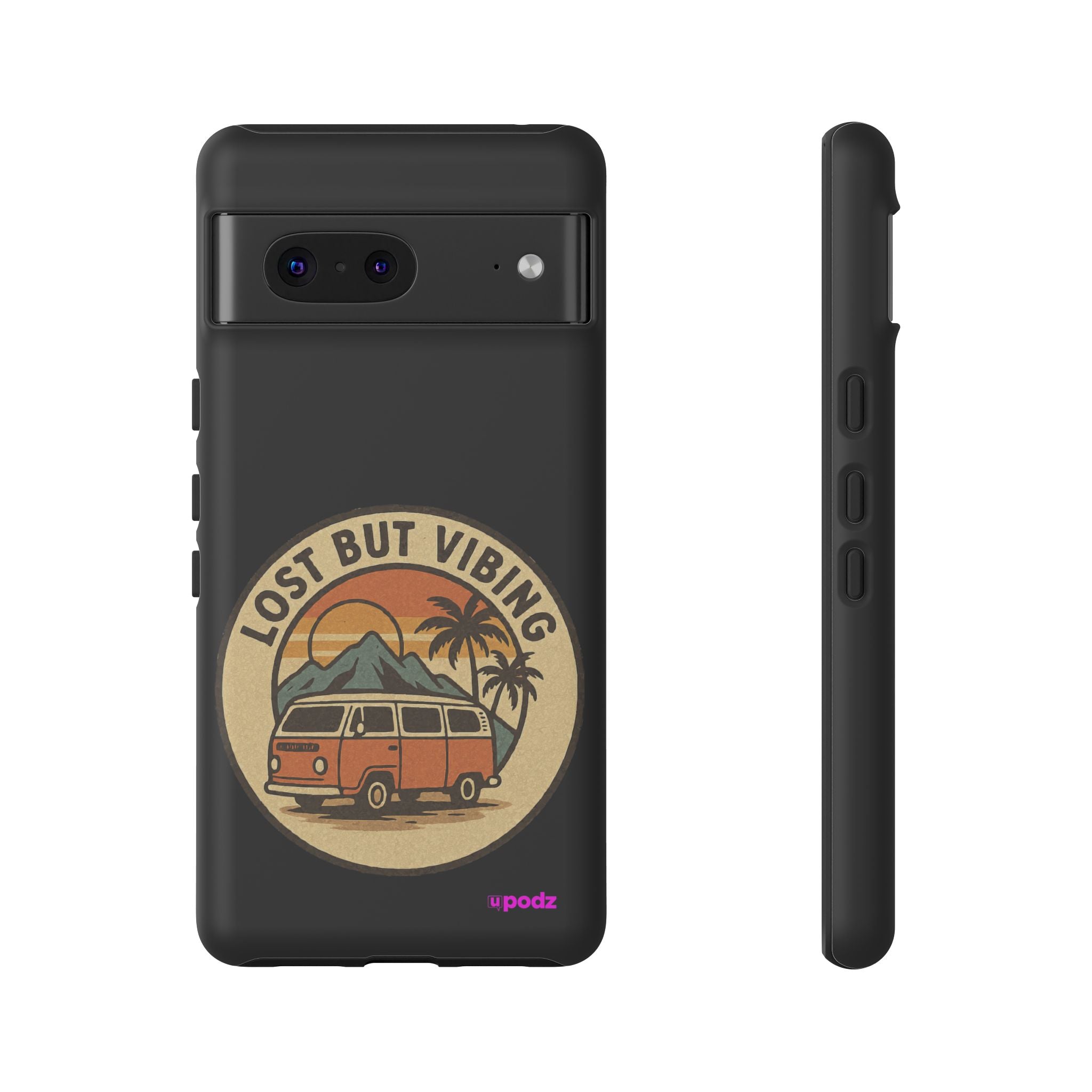 Lost But Vibing Design, Tough Cases, Phone Cover