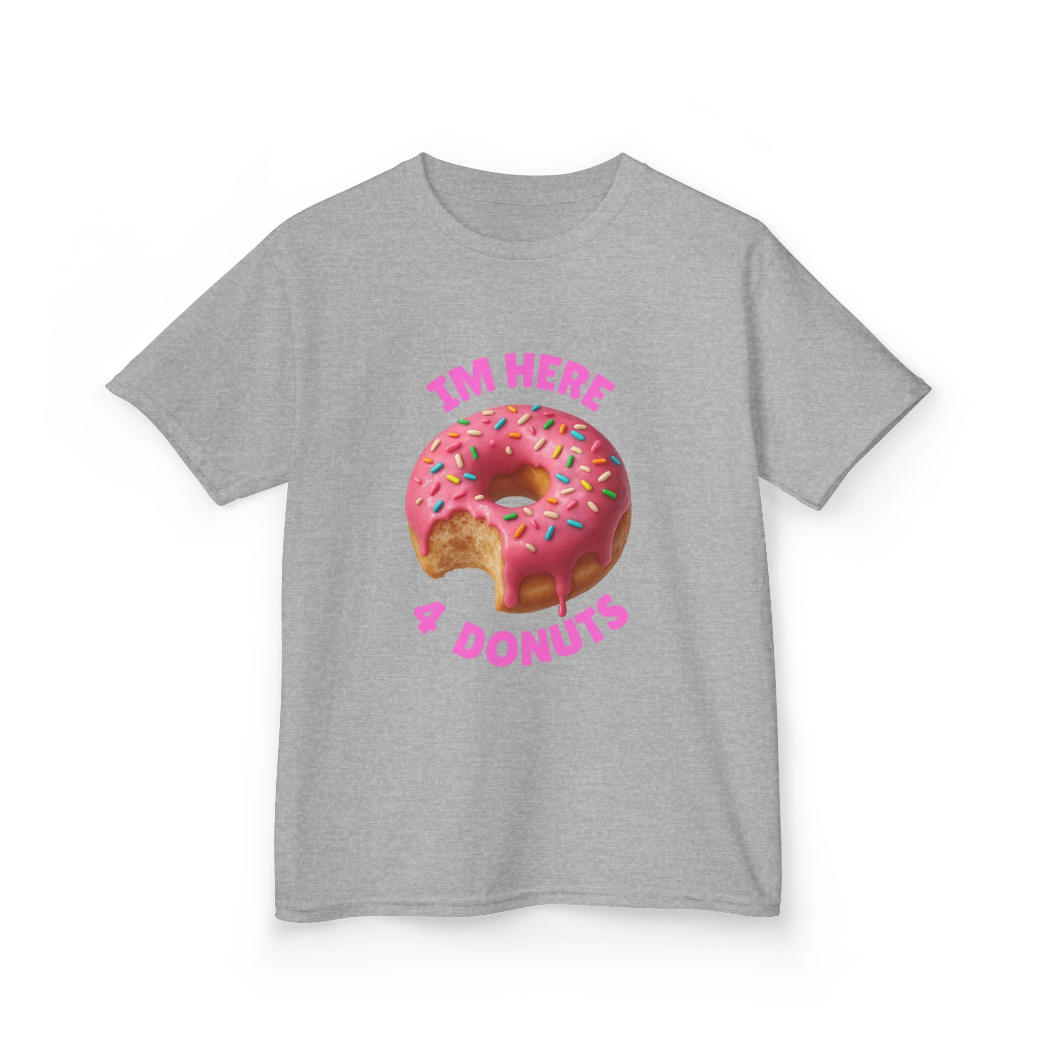 Donuts are life! Kids Tee, Fun Graphic Tee, Kids Cotton T-Shirt