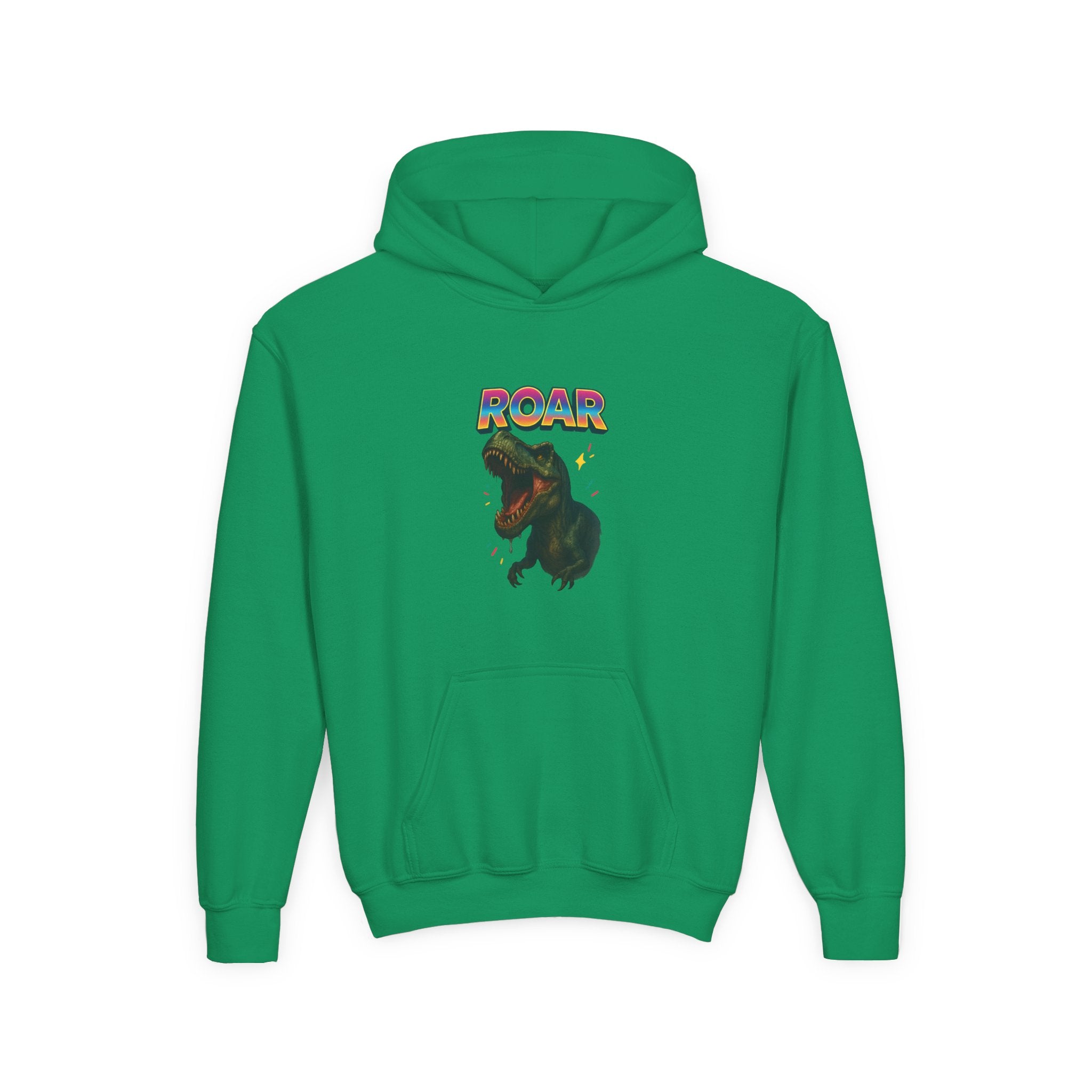 Copy of Roaring Dino Youth Hooded Sweatshirt, Casual Wear