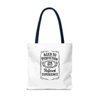 Aged to perfection Tote Bag, Inspirational Gift, Eco-Friendly Shopping Bag