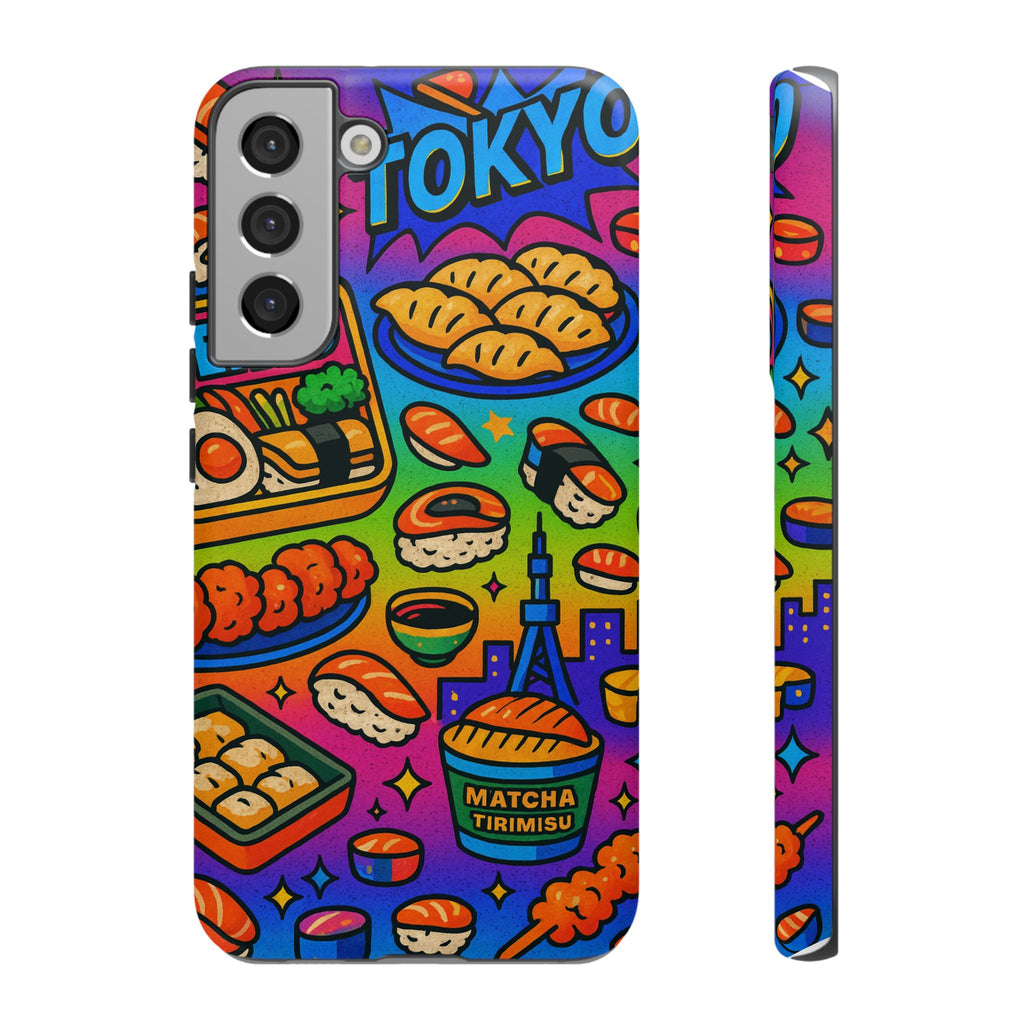 Bento Box, White Cover Design, Tough Cases, Phone Cover