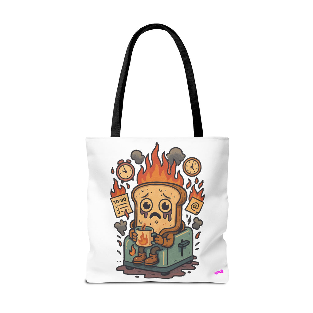 Burnt Toast Tote Bag - Quirky Fun Bag