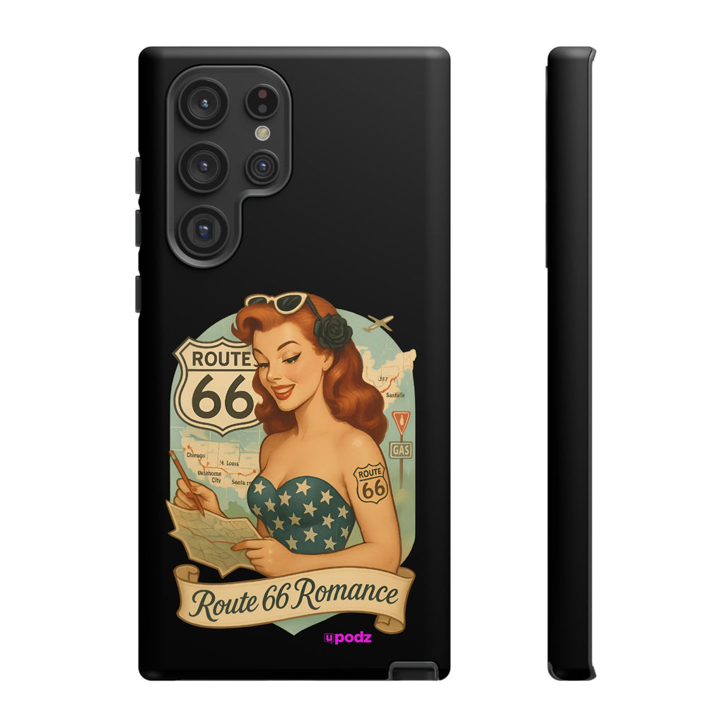 Route 66 Design, Tough Cases, Phone Cover, Unique Gift