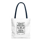 Aged to perfection Tote Bag, Inspirational Gift, Eco-Friendly Shopping Bag