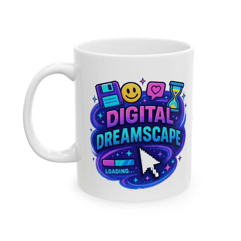 Digital Dreamscape Ceramic Mug |  Personalized Mug