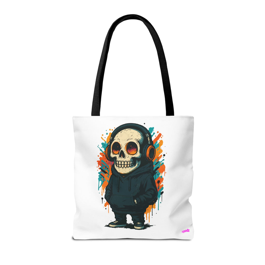 Skull Vibes Tote Bag - Quirky Fun Bag