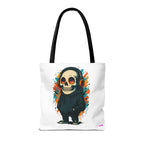 Skull Vibes Tote Bag - Quirky Fun Bag