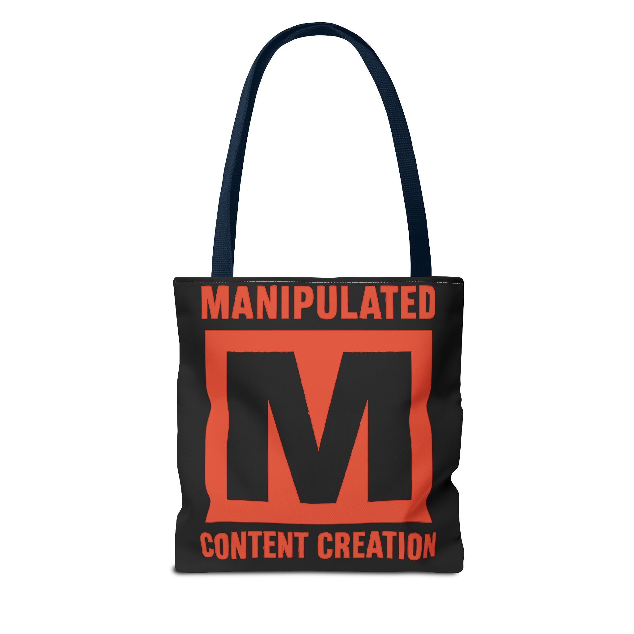 Manipulated Content Tote Bag, Inspirational Gift, Eco-Friendly Shopping Bag