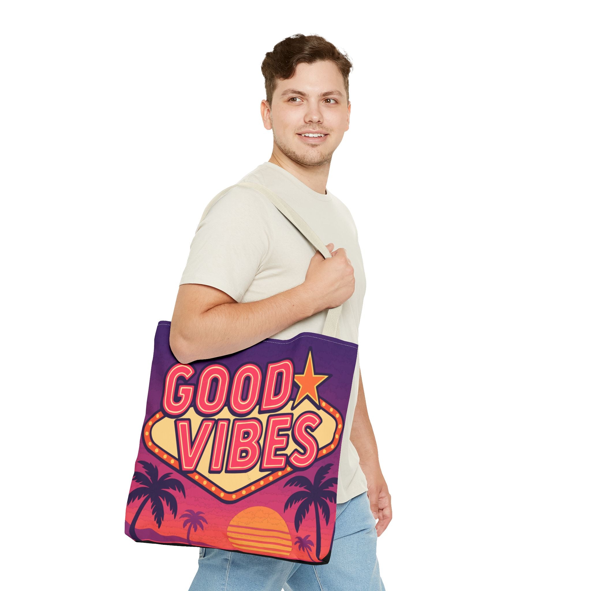 Good Vibes Tote Bag - Quirky Fun Bag