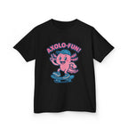 Axolotl Kids Tee, Fun Graphic Tee, Kids Cotton T-Shirt