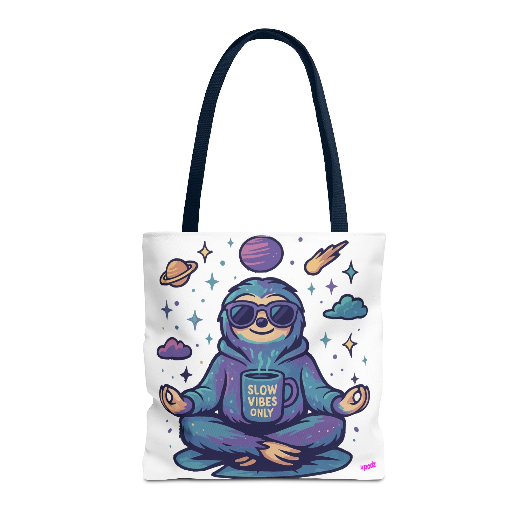 Slow Vibes Sloth Quirky Design, Fun Bag