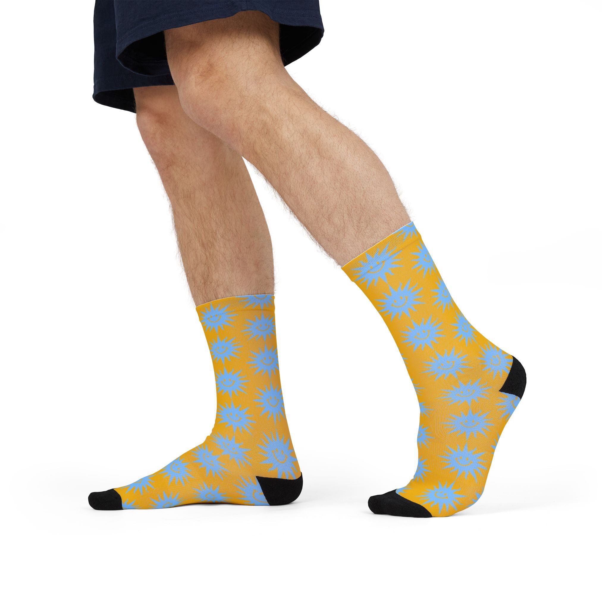 Summer Sun, Sublimation Crew Socks