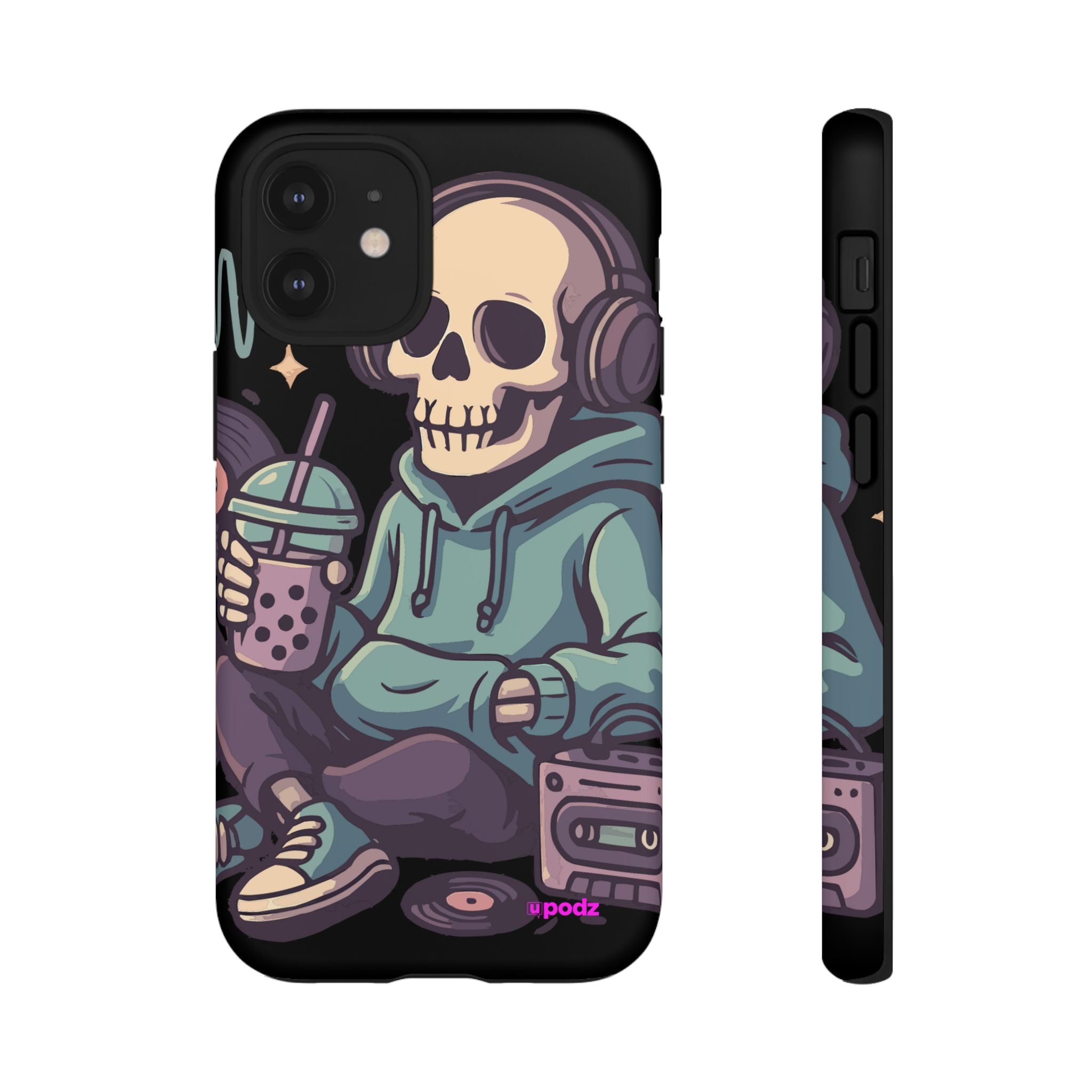 Skull Headphones Design, Tough Cases, Phone Cover