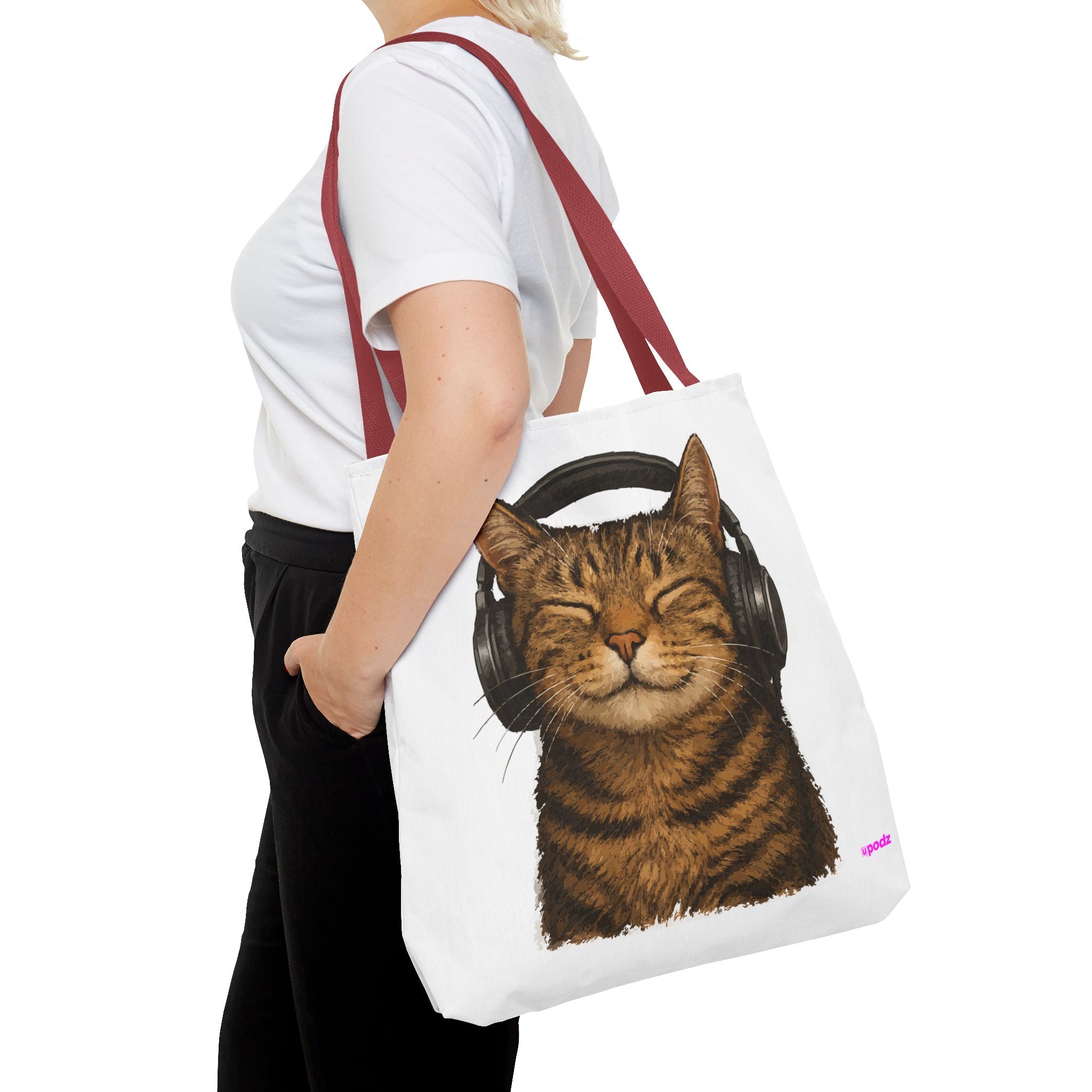 Kitty Love Tote Bag - Quirky Design, Fun Bag