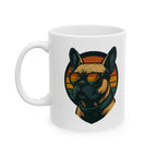 Bulldog Sunset Ceramic Mug |  Personalized Mug