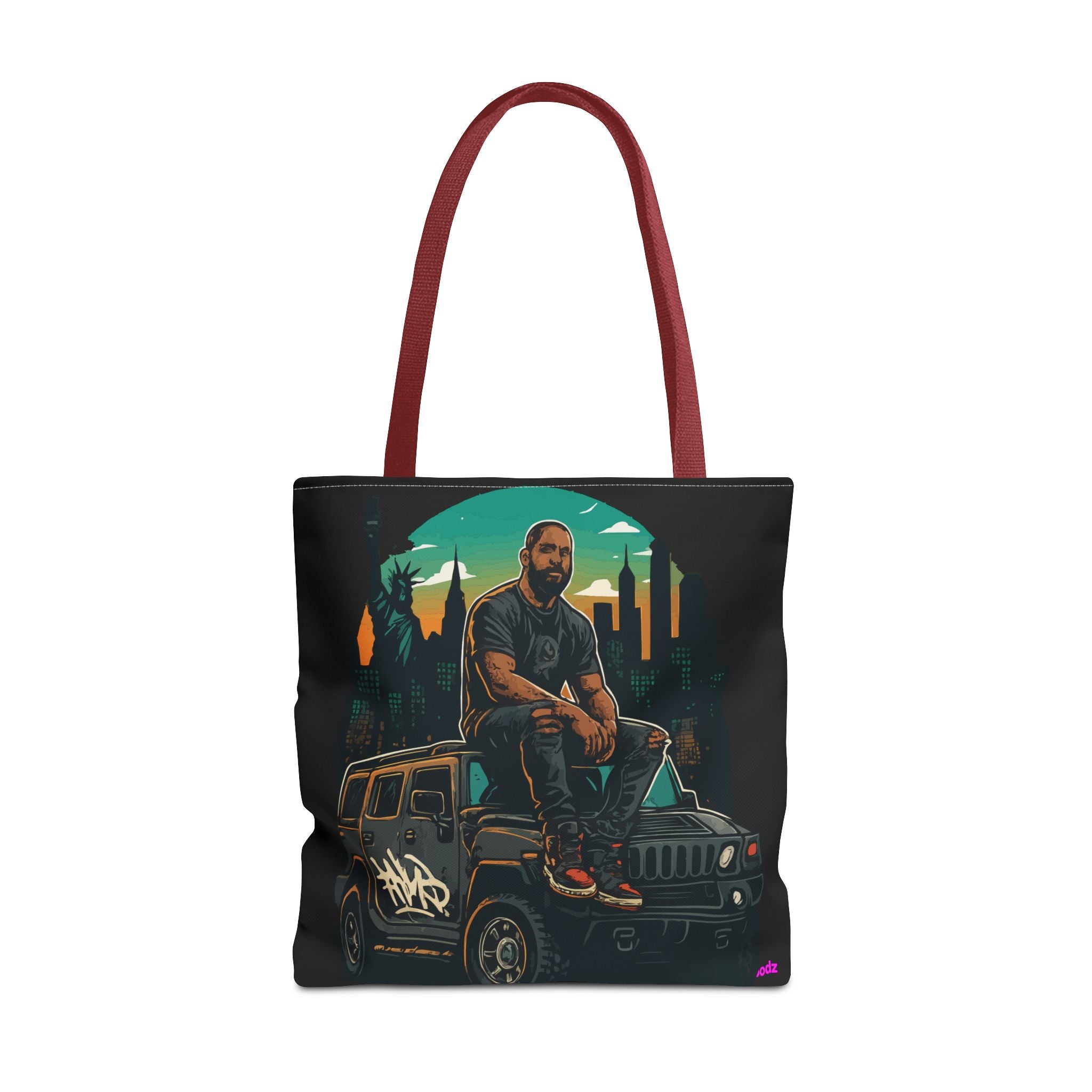 Hanging Out Tote Bag - Quirky Fun Bag