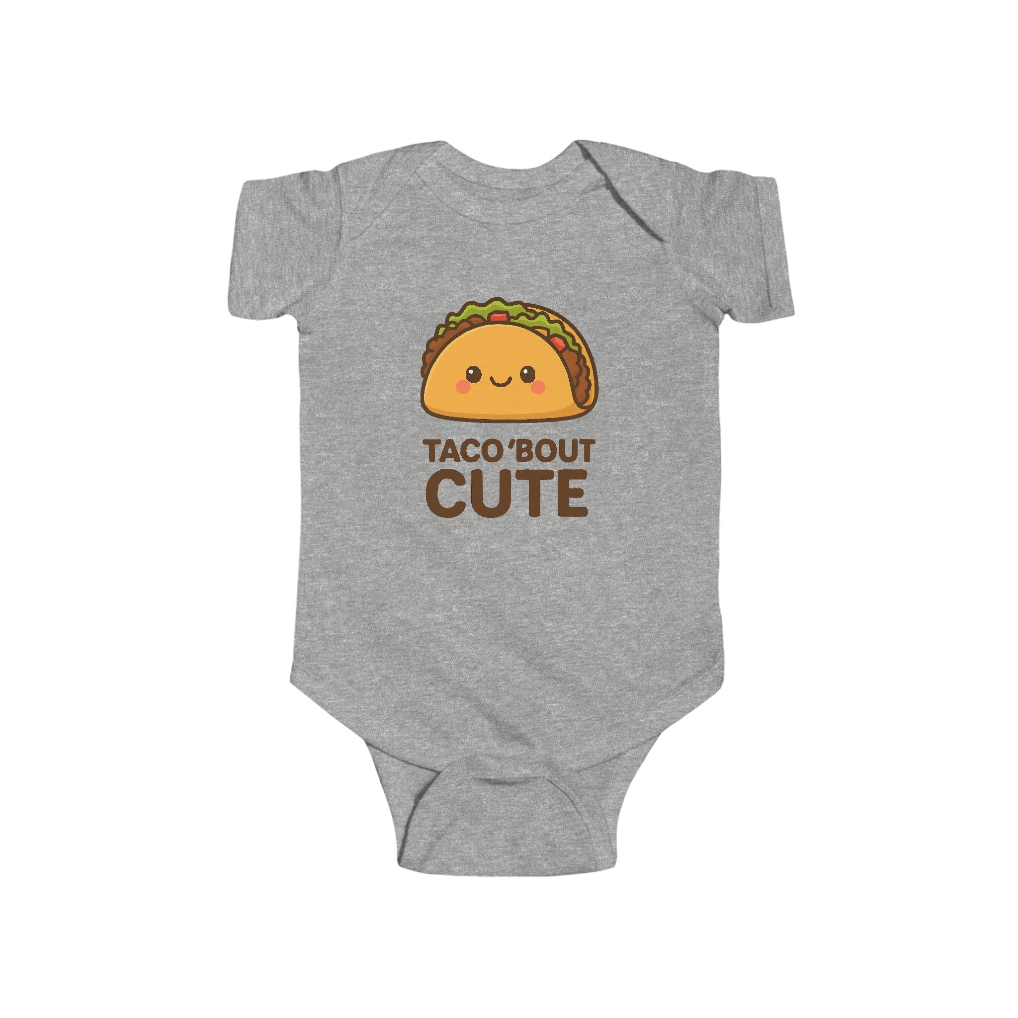 Taco Baby Bodysuit, Funny Infant Outfit, Cute Baby Clothes