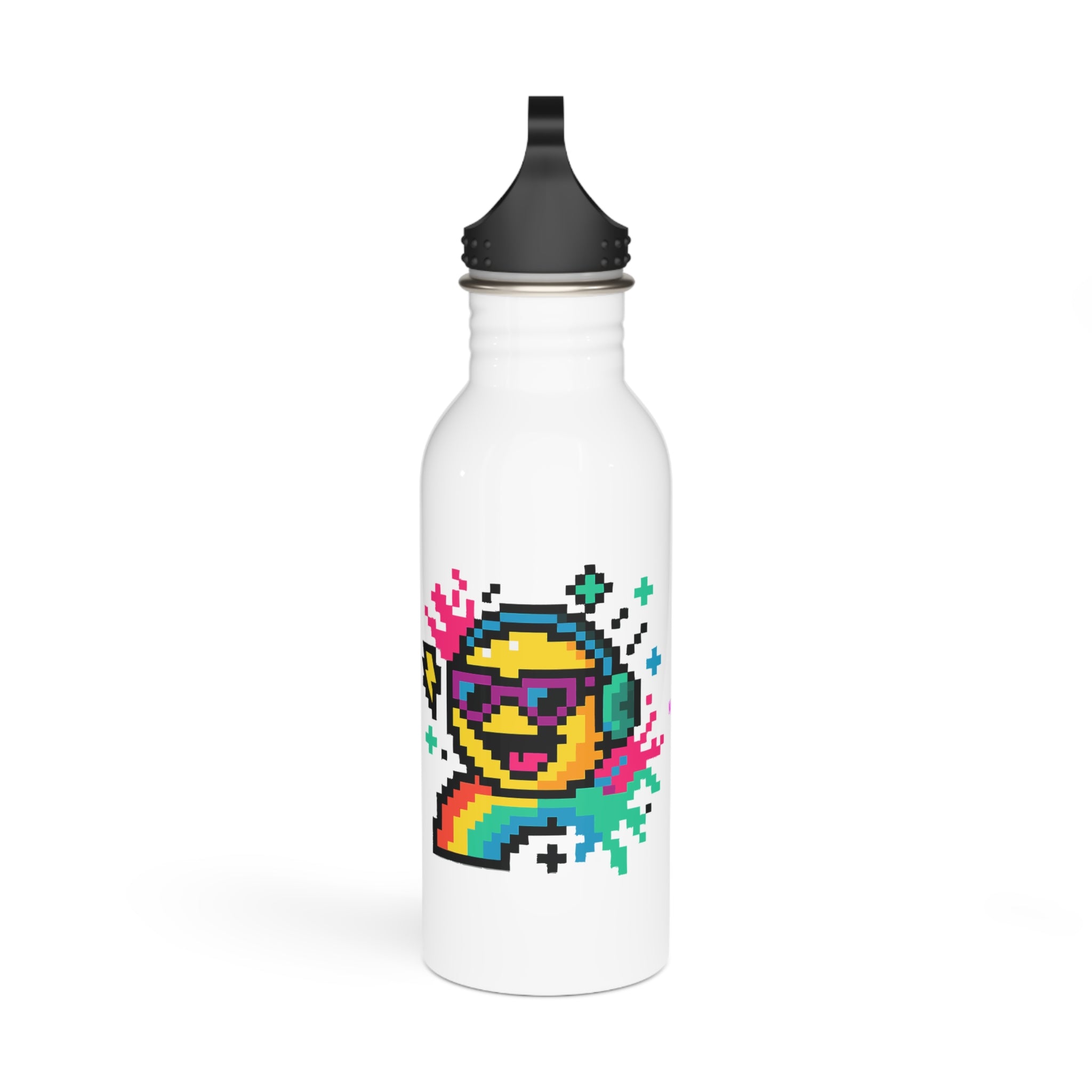 Emoji Rainbow Water Bottle, Reusable Sports Hydration Flask