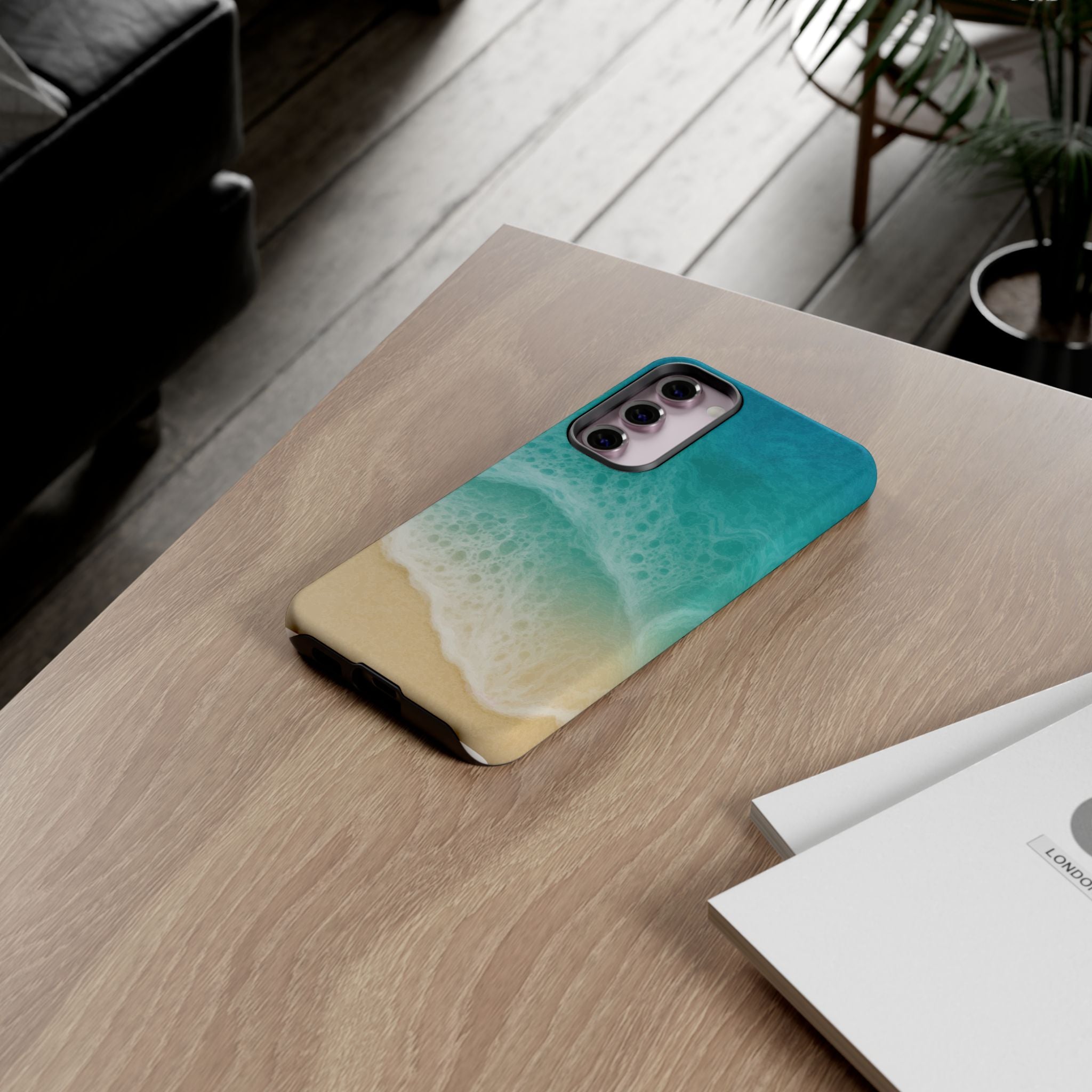 Resin Art, White Cover Design, Tough Cases, Phone Cover