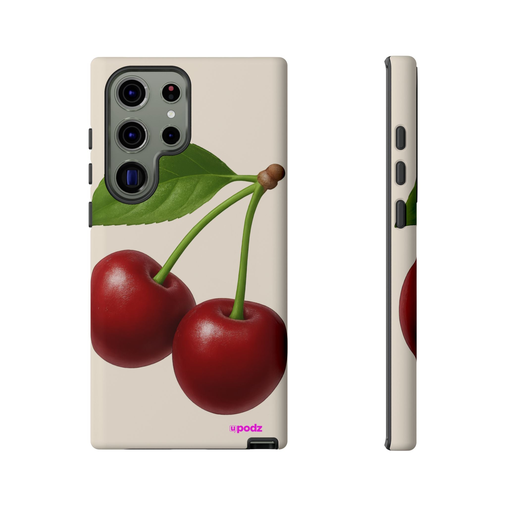 Red Cherry Design, Tough Cases, Phone Cover