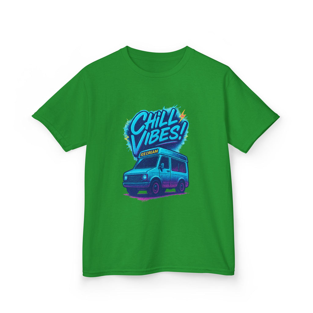 Chill Vibes Kids Tee, Fun Graphic Tee, Kids Cotton T-Shirt