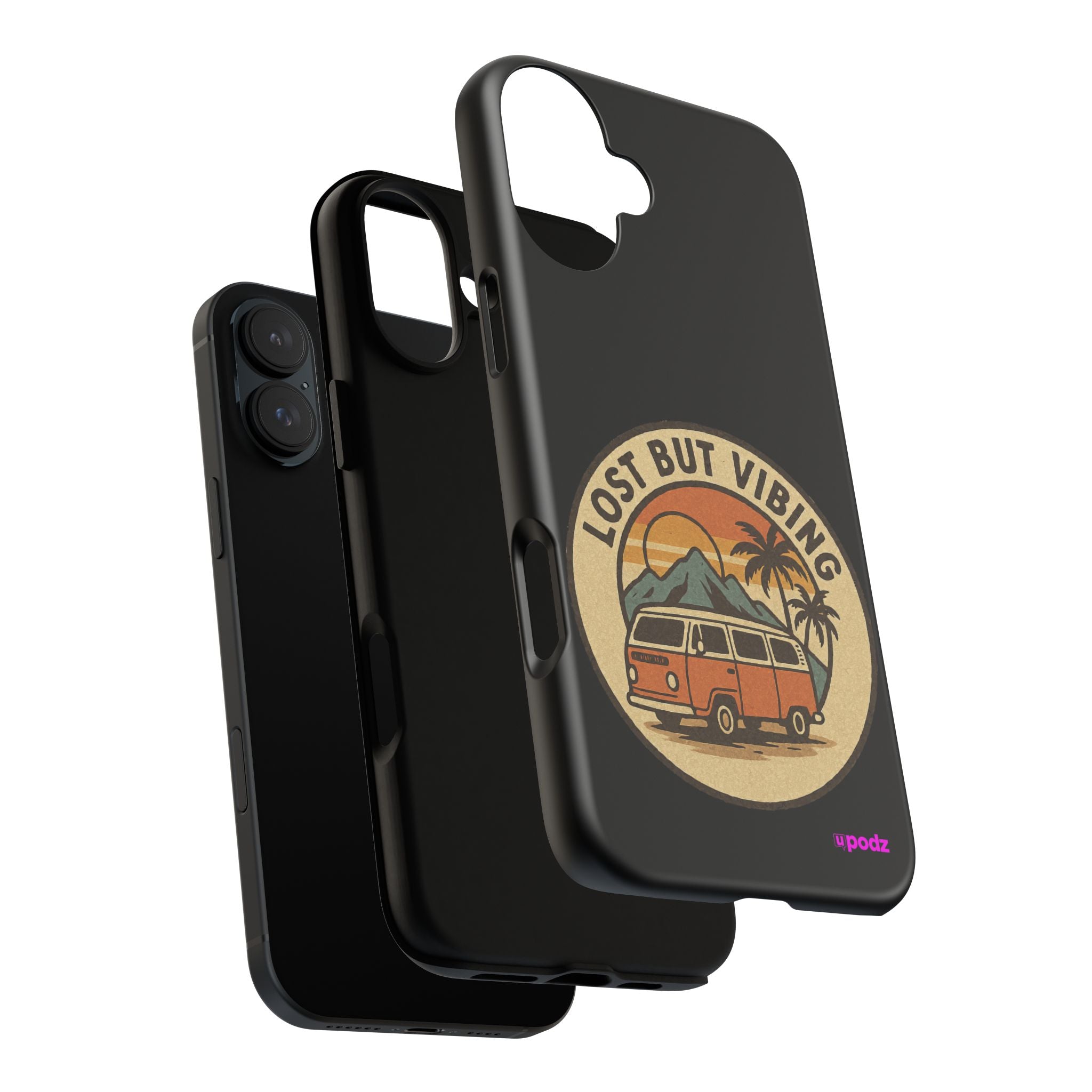 Lost But Vibing Design, Tough Cases, Phone Cover