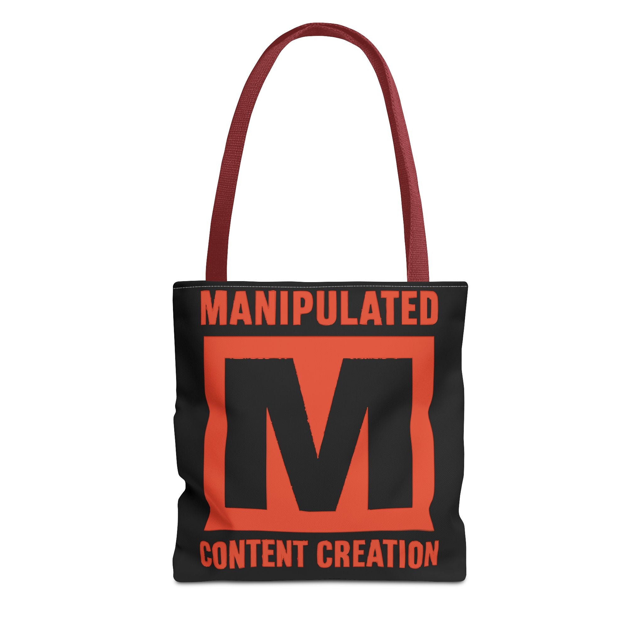 Manipulated Content Tote Bag, Inspirational Gift, Eco-Friendly Shopping Bag