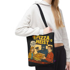 Pizza Heist Tote Bag - Quirky AOP Design, Fun Bag