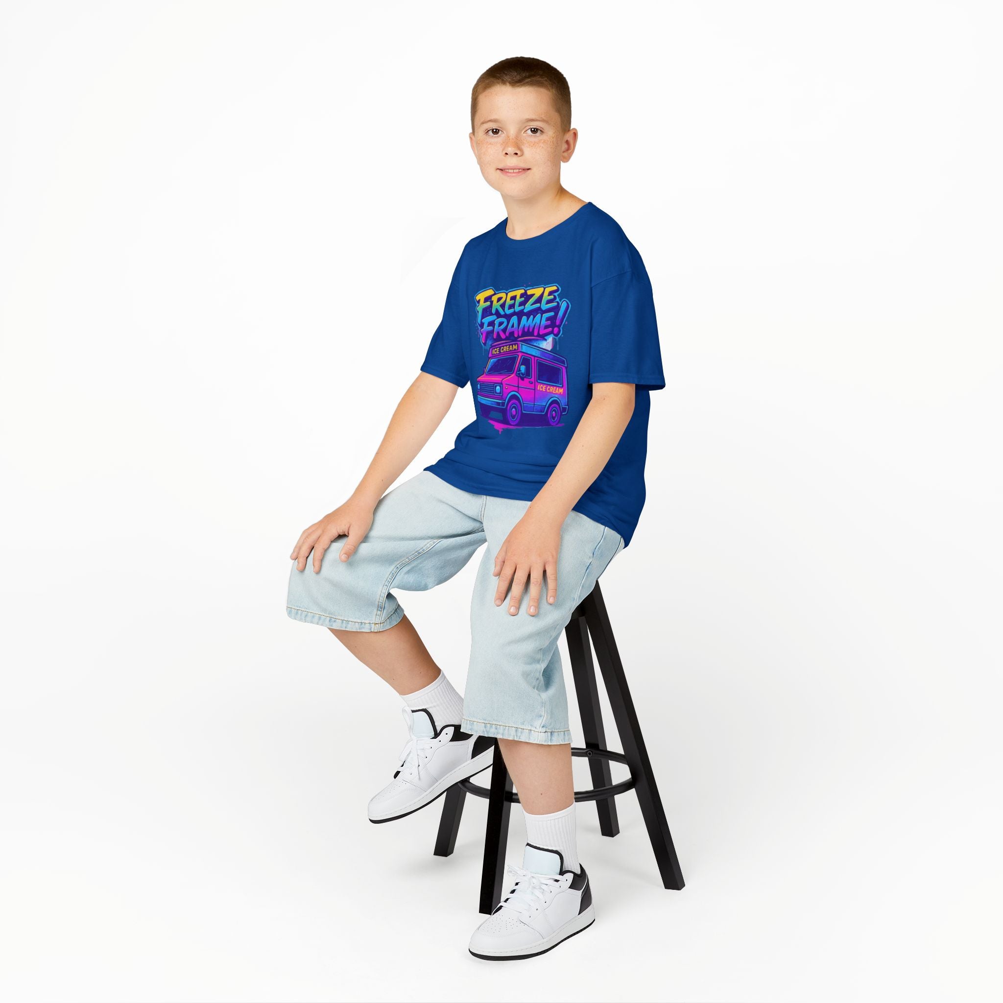 Freeze! Kids Tee, Fun Graphic Tee, Kids Cotton T-Shirt
