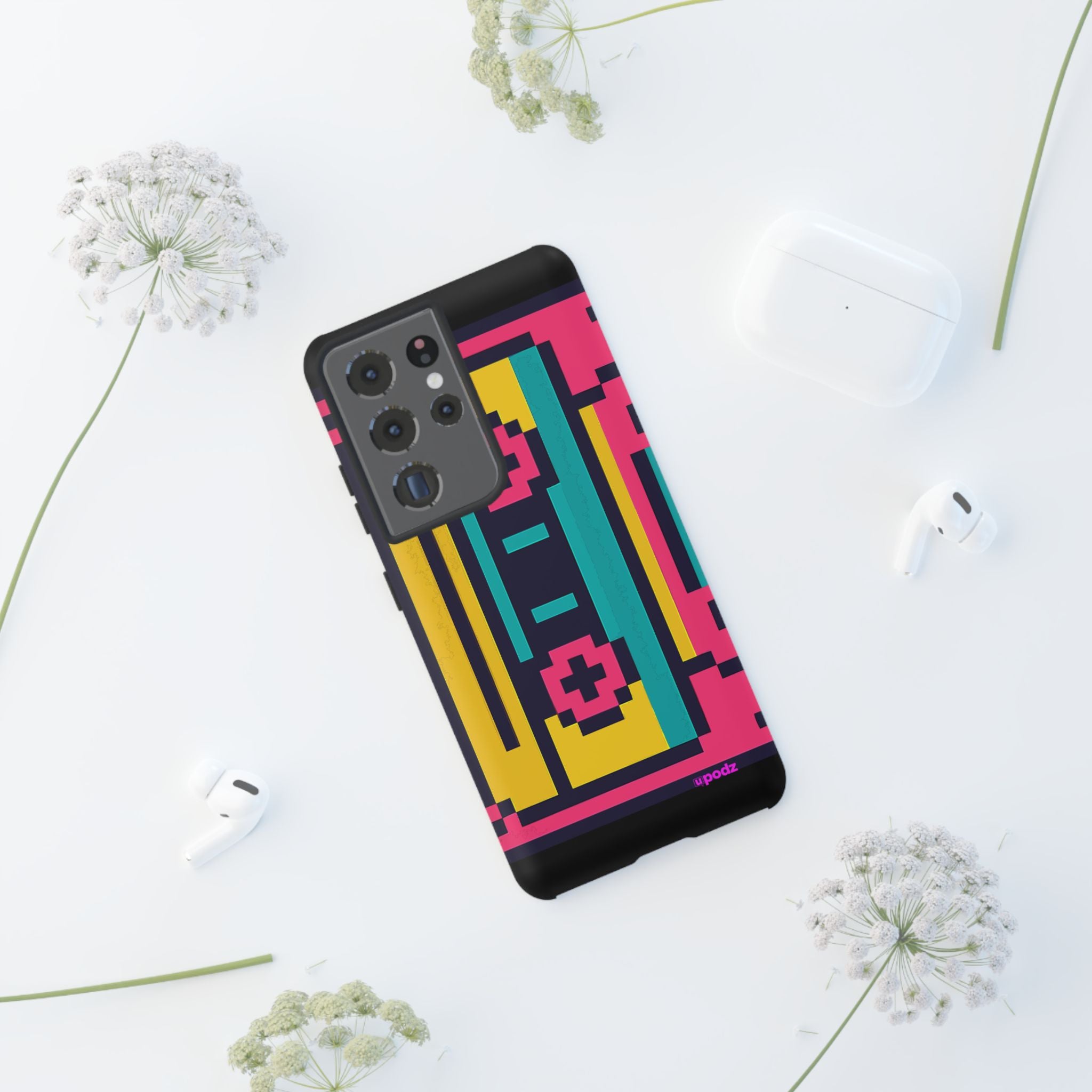 Retro tape Design, Tough Cases, Phone Cover