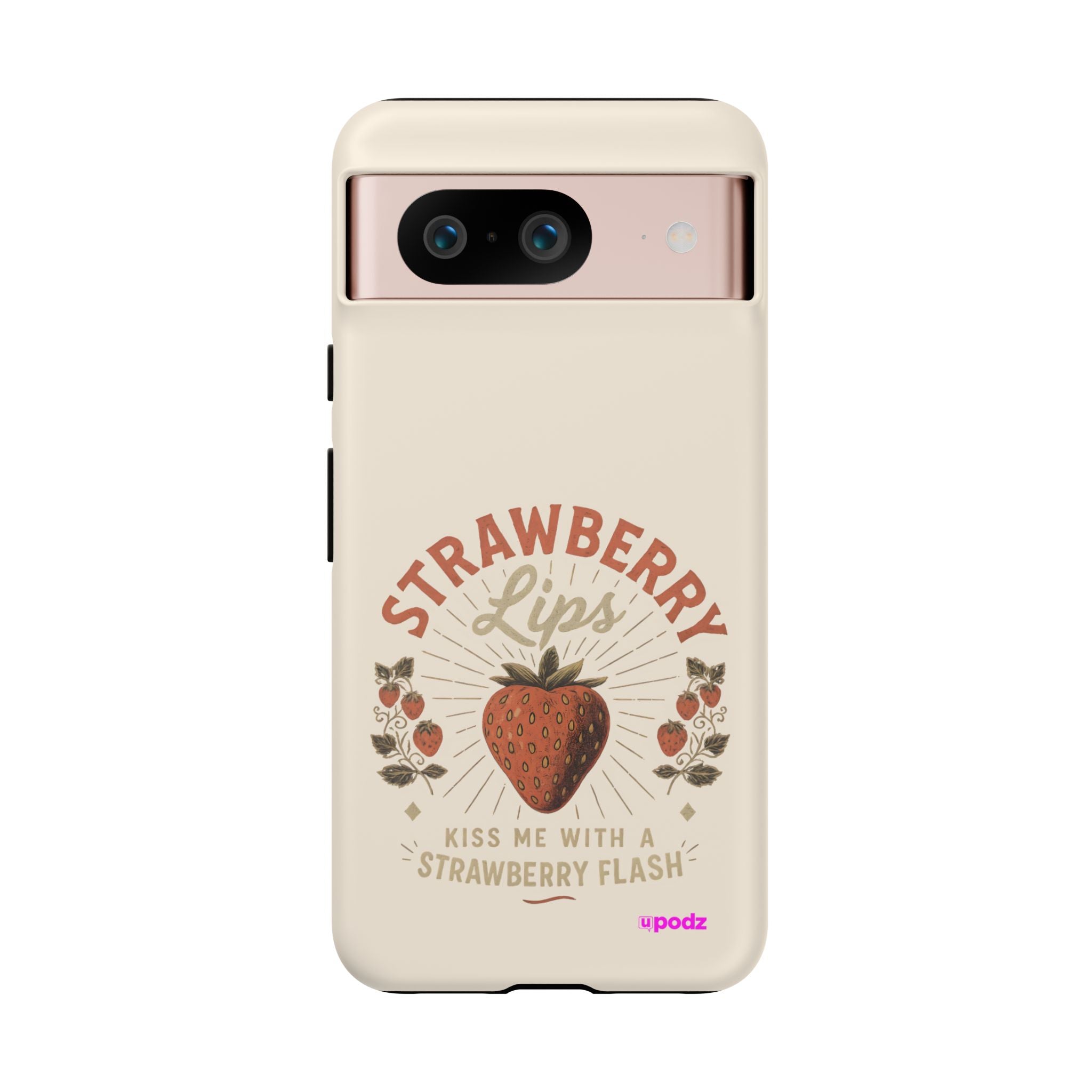 Strawberry Lips Design, Tough Cases, Phone Cover, Unique Gift