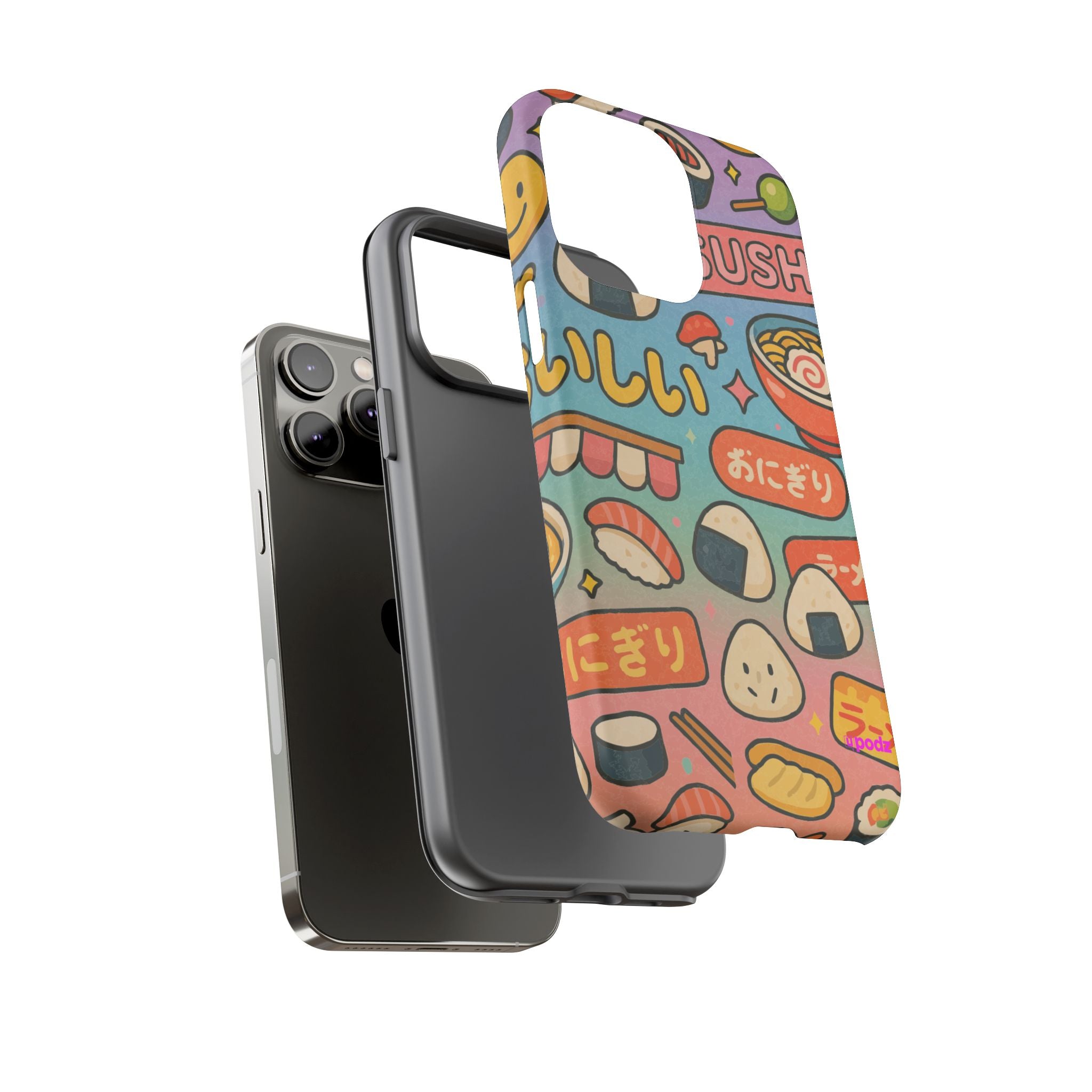 I love Sushi, White Cover Design, Tough Cases, Phone Cover