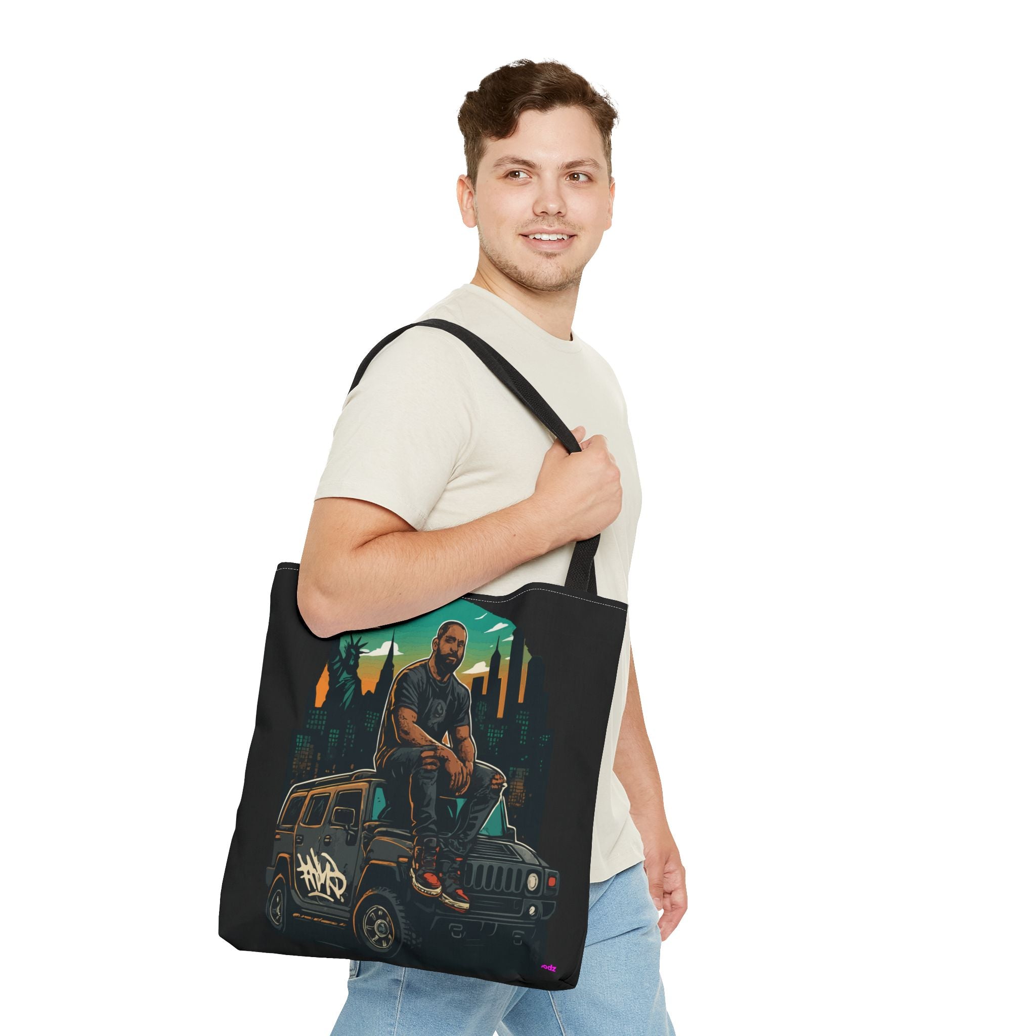 Hanging Out Tote Bag - Quirky Fun Bag