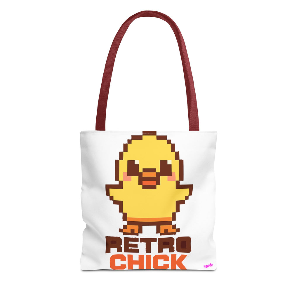 Retro Chick Tote Bag - Quirky Fun Bag