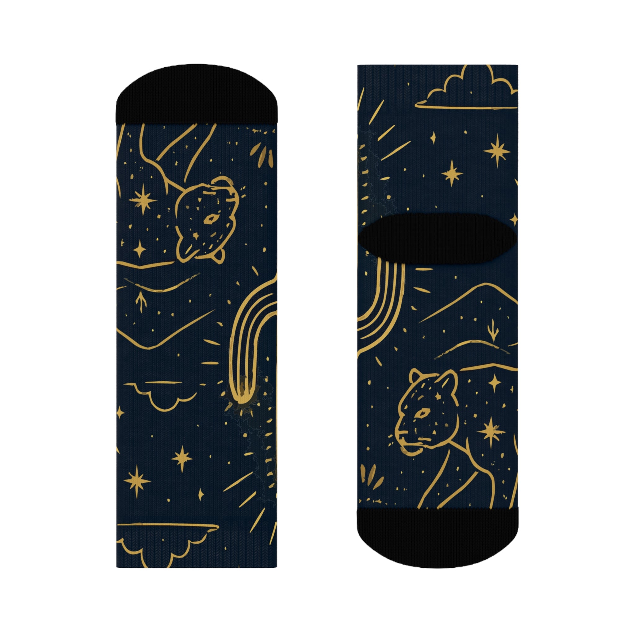 Cactus Nights Socks – Fun Gift for Friends, Unique Fashion Accessory