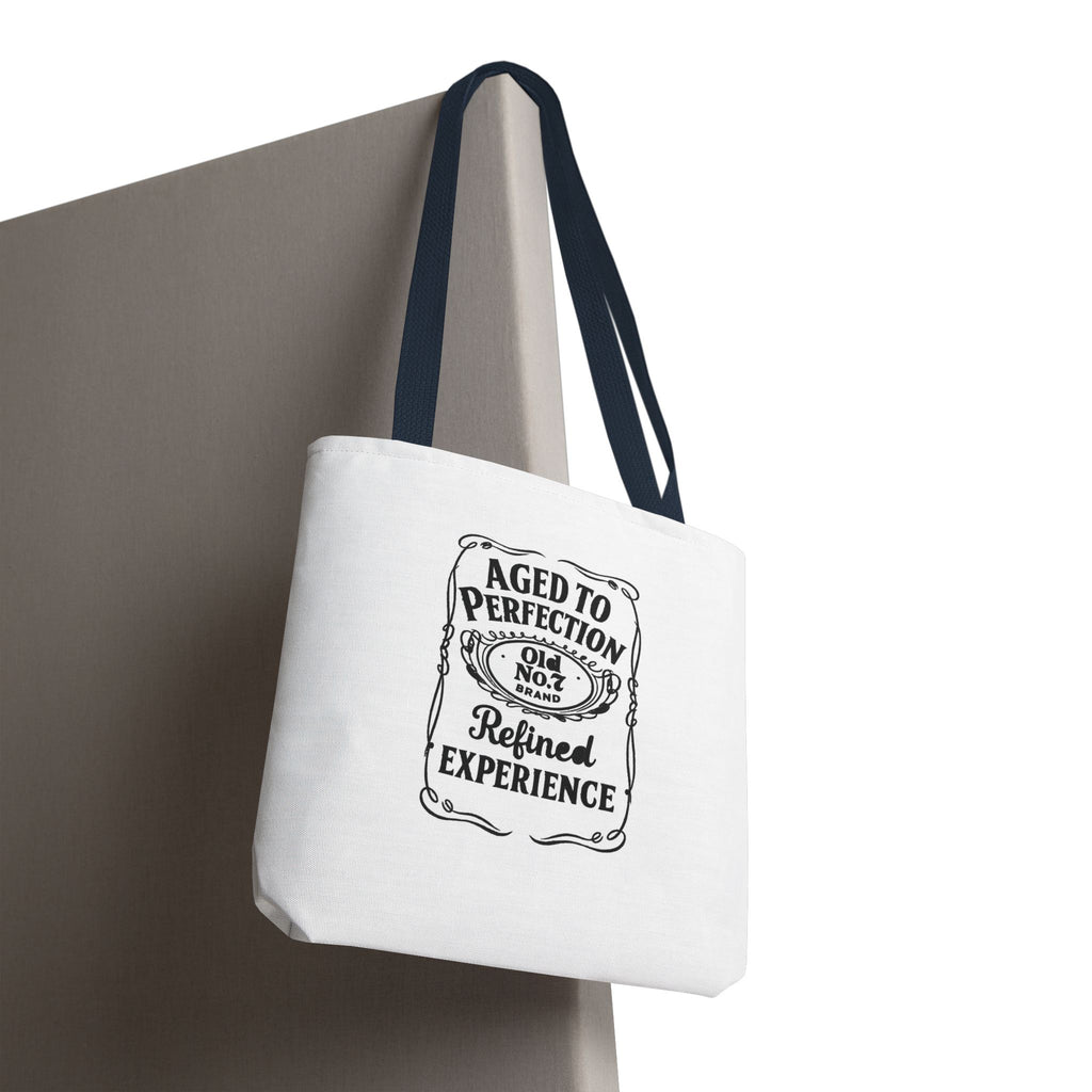 Aged to perfection Tote Bag, Inspirational Gift, Eco-Friendly Shopping Bag
