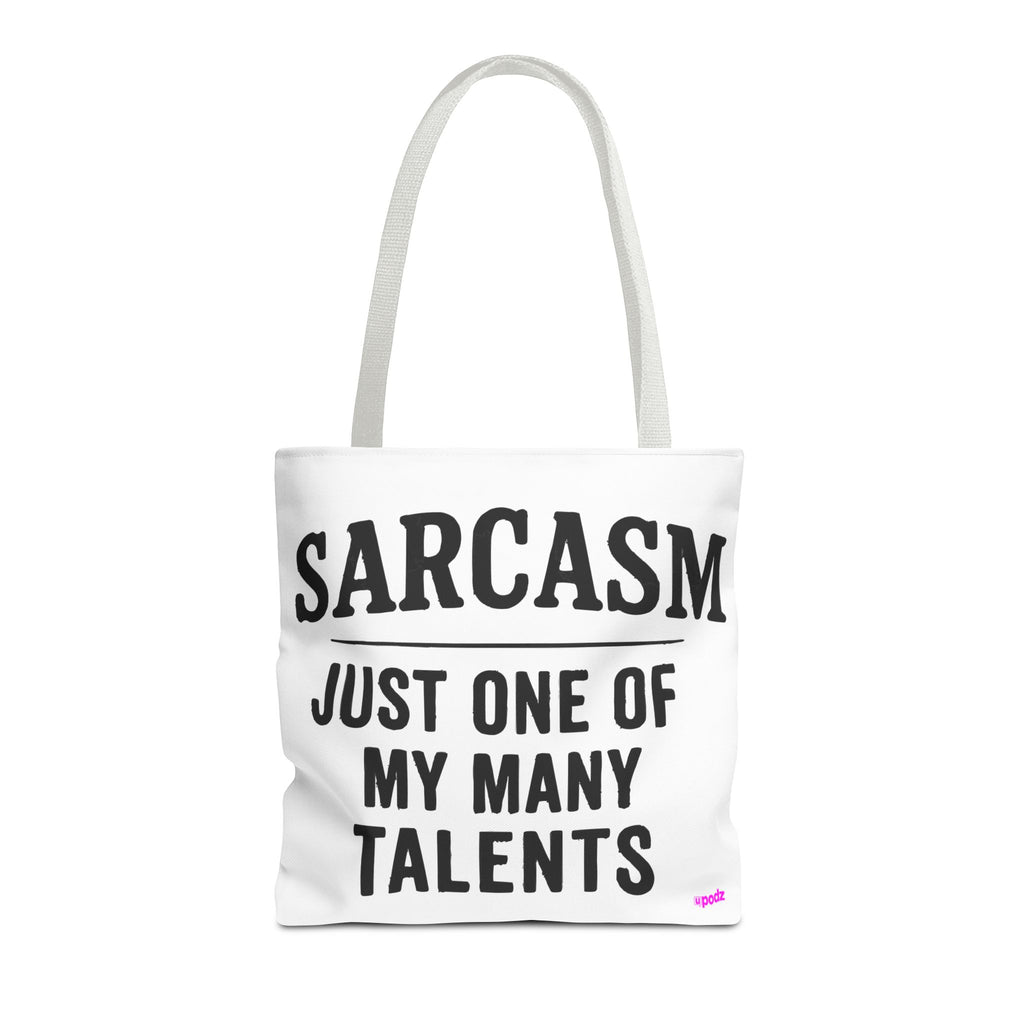 Sarcasm Tote Bag - Quirky Design, Fun Bag