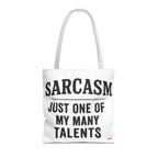 Sarcasm Tote Bag - Quirky Design, Fun Bag