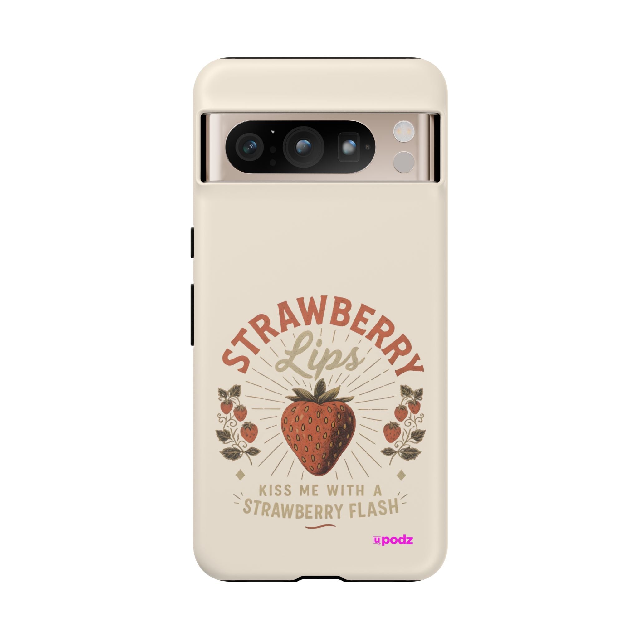 Strawberry Lips Design, Tough Cases, Phone Cover, Unique Gift