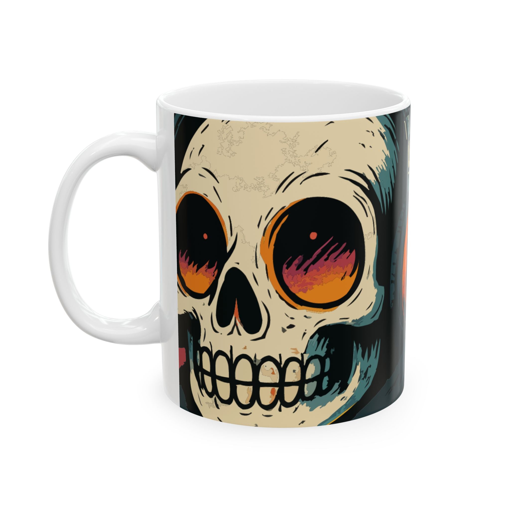 Skully Headphones Ceramic Mug |  Personalized Mug