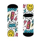 Fun Pop Art Crew Socks - Cool Socks