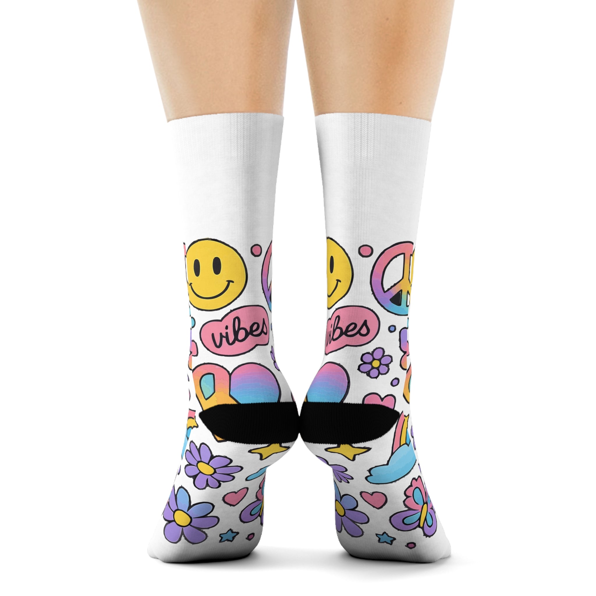 Colorful Vibes Crew Socks