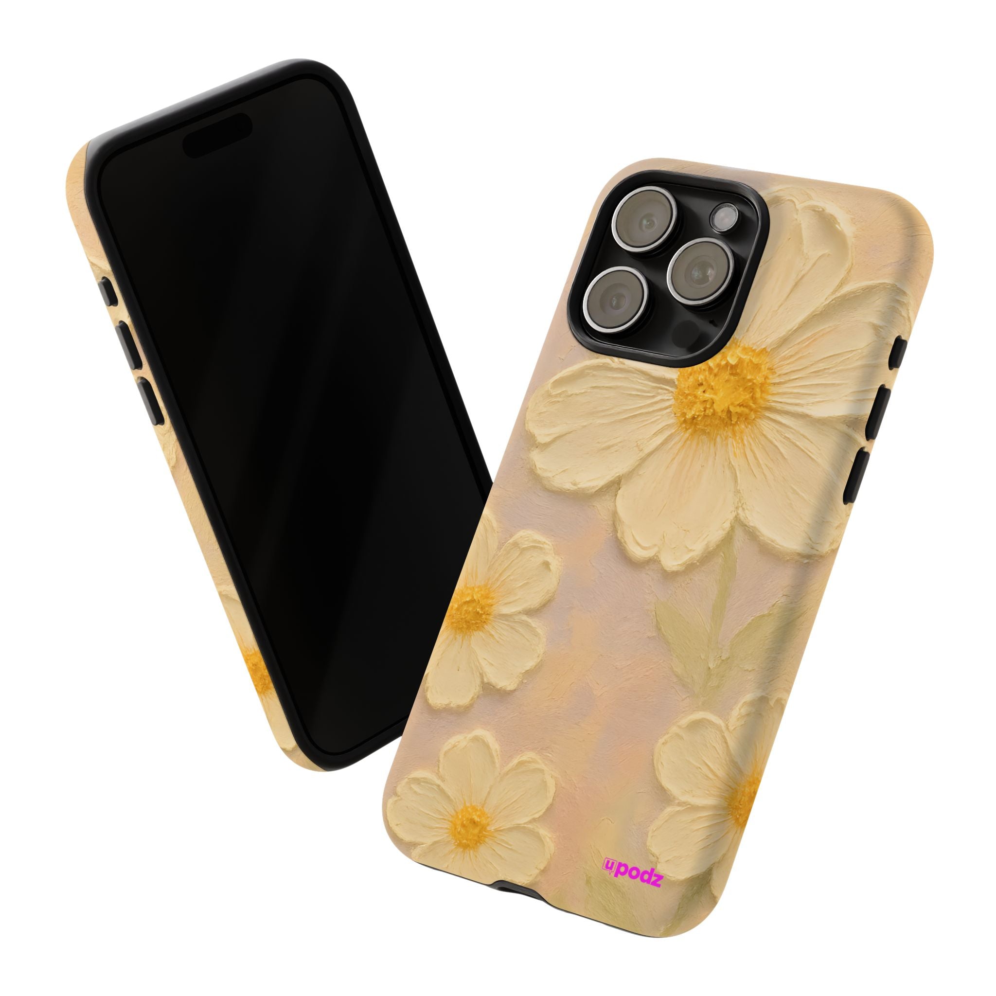 Phone Cases - Colorful Retro Oil Painting Flower