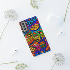 Bento Box, White Cover Design, Tough Cases, Phone Cover