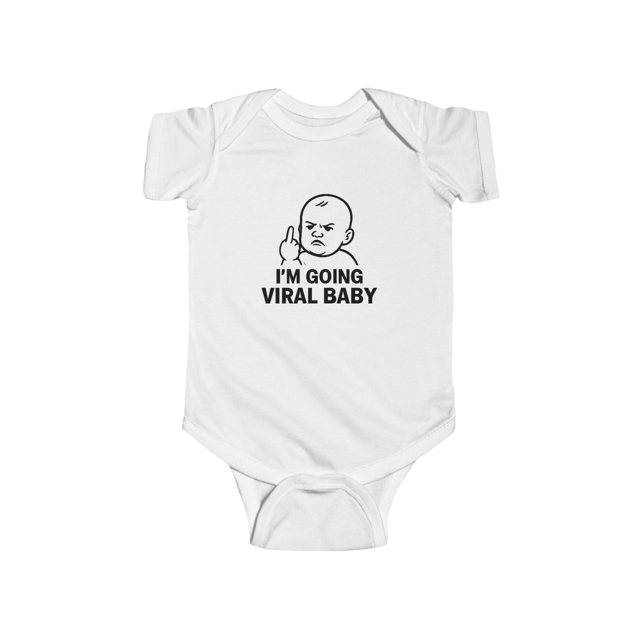 Viral Baby Bodysuit, Funny Infant Outfit, Baby Shower Gift, Baby Apparel, Cute Baby Clothes, Meme Baby Wear