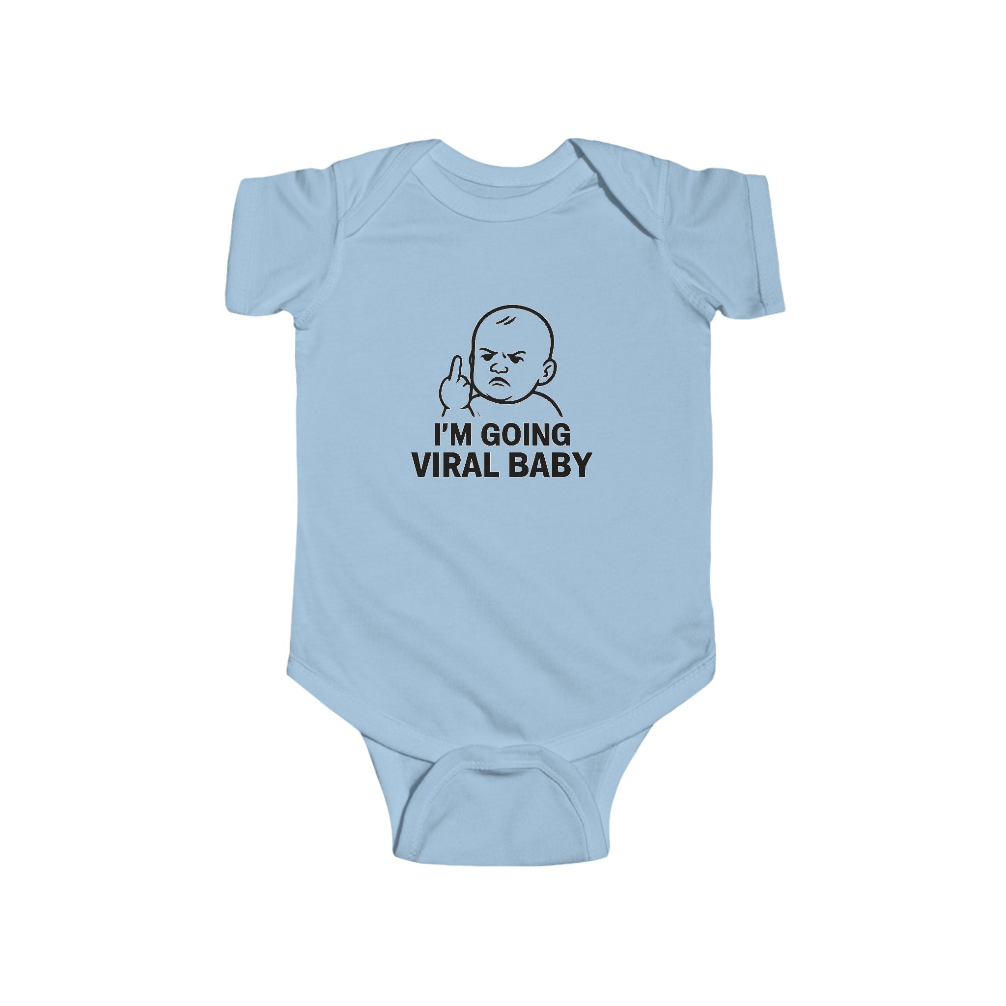 Viral Baby Bodysuit, Funny Infant Outfit, Baby Shower Gift, Baby Apparel, Cute Baby Clothes, Meme Baby Wear