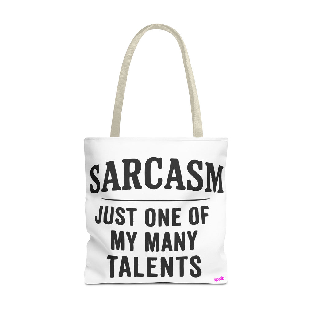 Sarcasm Tote Bag - Quirky Design, Fun Bag